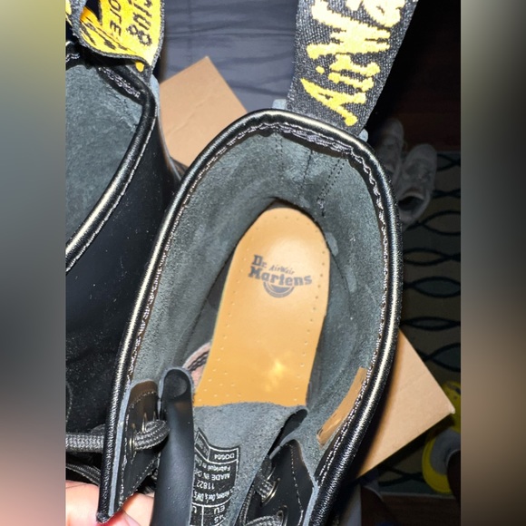 Dr. Martens 1460 Smooth Leather Lace Up Boots - Picture 9 of 11